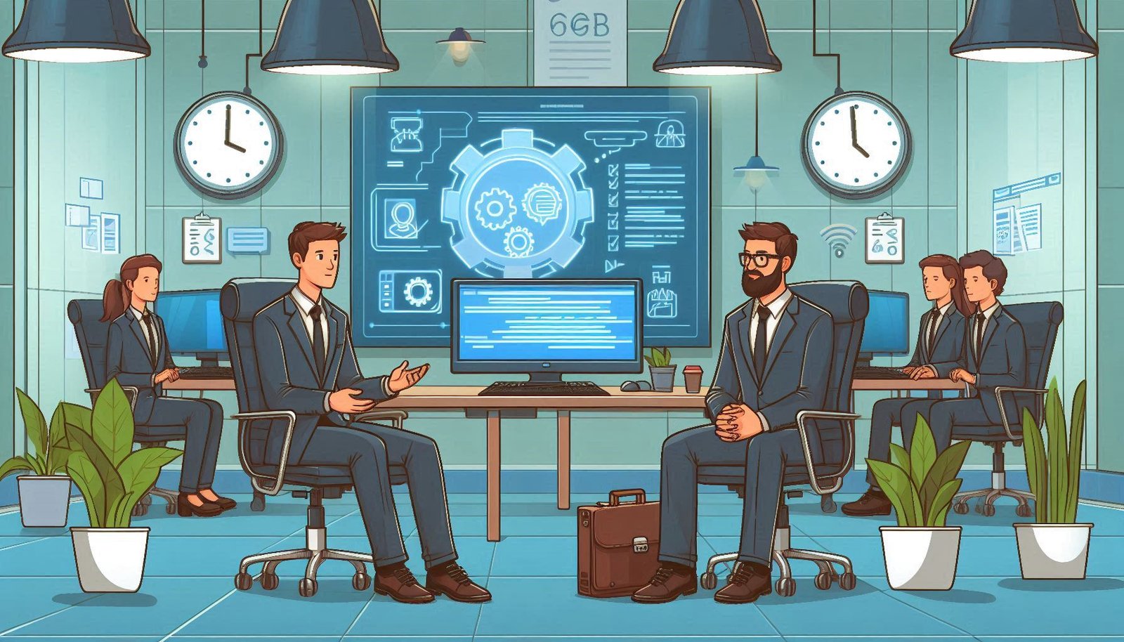 web developer interview questions in a corporate office environment