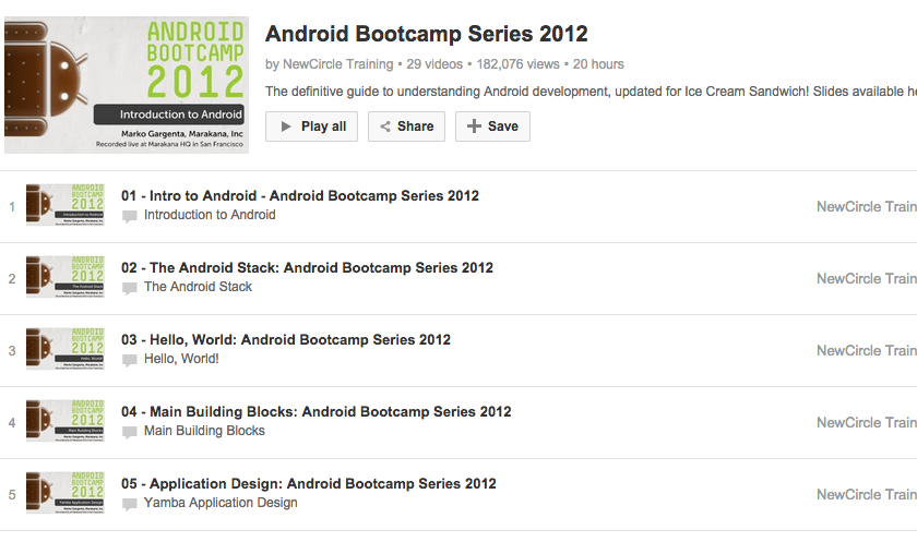 android bootcamp