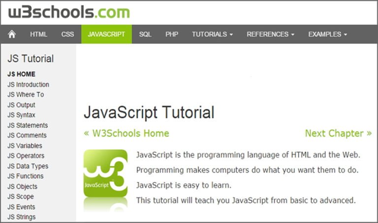 Best Tutorial Websites for Javascript 2017 - 8 SUBJECTS