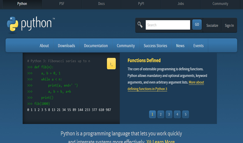 python org