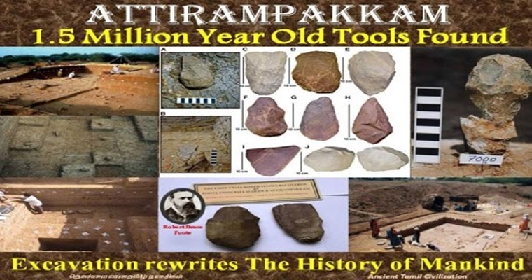 Massive Discovery of Ancient Stone Tools Found Near Chennai