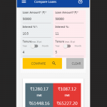 Compare Loans Mobile App