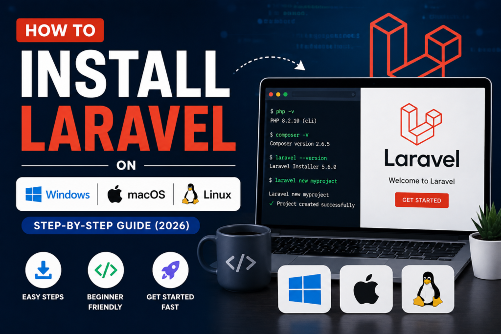 How to Install Laravel on Windows, macOS, and Linux (2026 1 install laravel