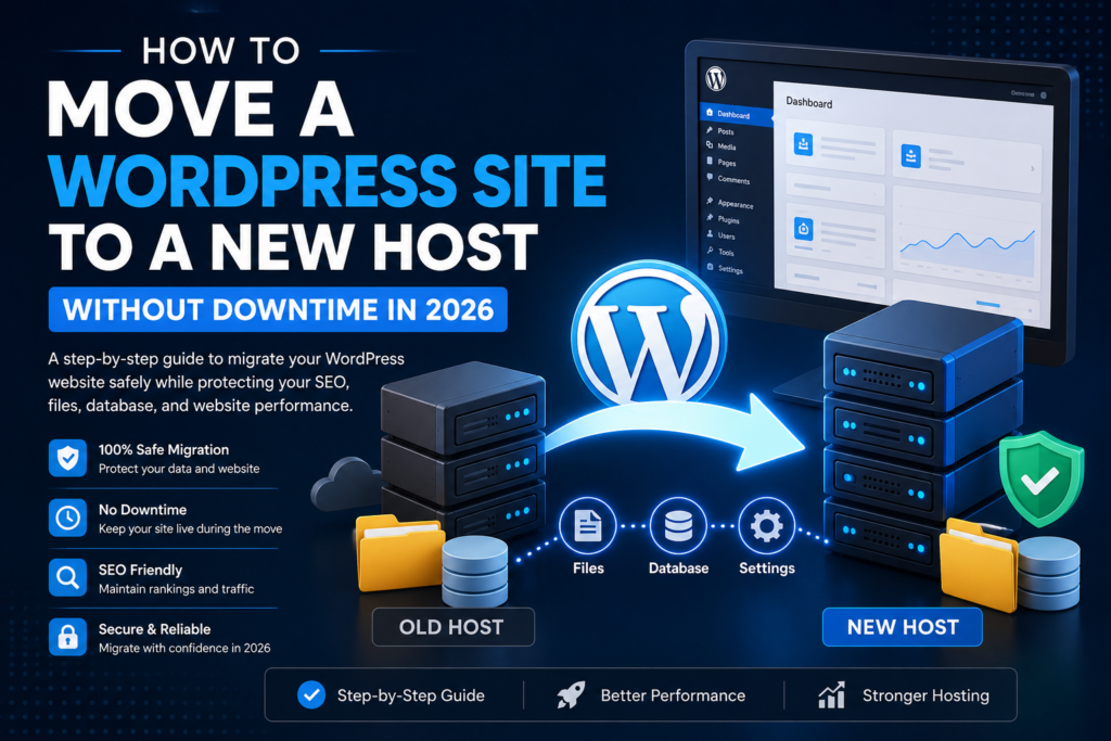 move WordPress site to new host