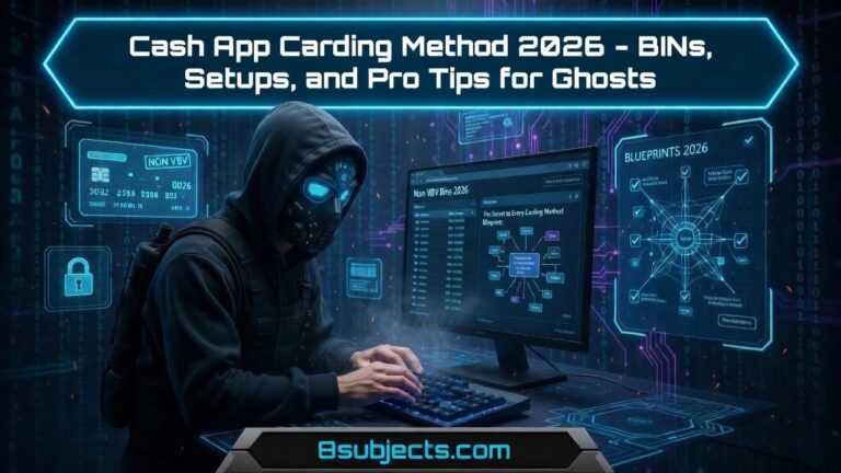Cash App Carding Method 2026 – BINs, Setups, and Pro Tips for Ghosts