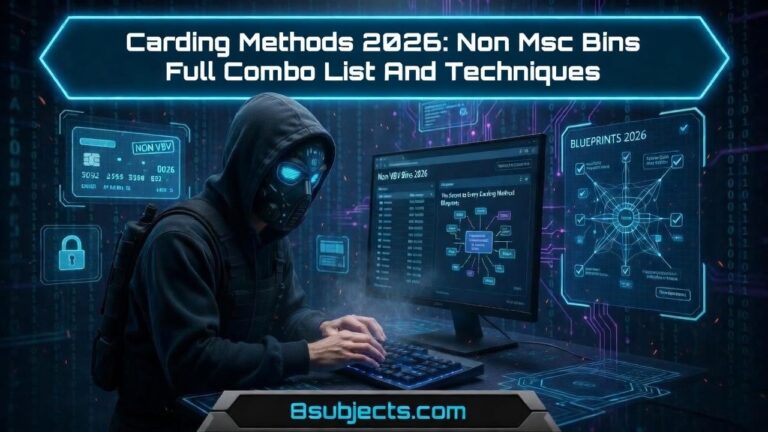 Carding Methods 2026 : Non Msc Bins Full Combo List And Techniques
